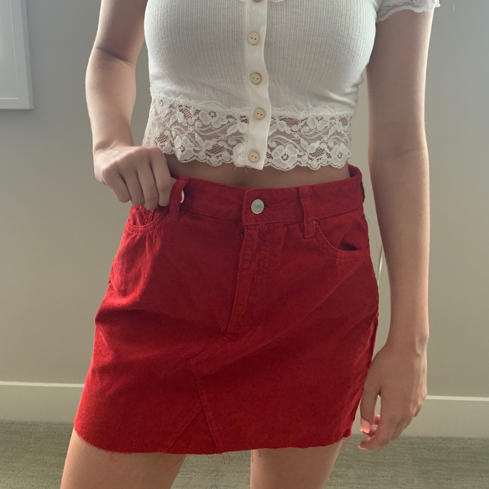 Red PacSun Skirt